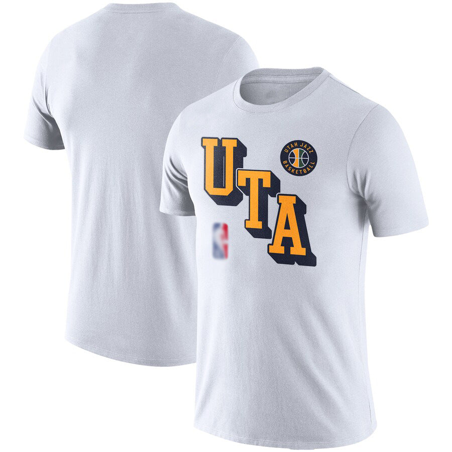 NBA T-Shirts NBA Jersey T-Shirt Jazz Basketball Jacket Short Sleeve Loose