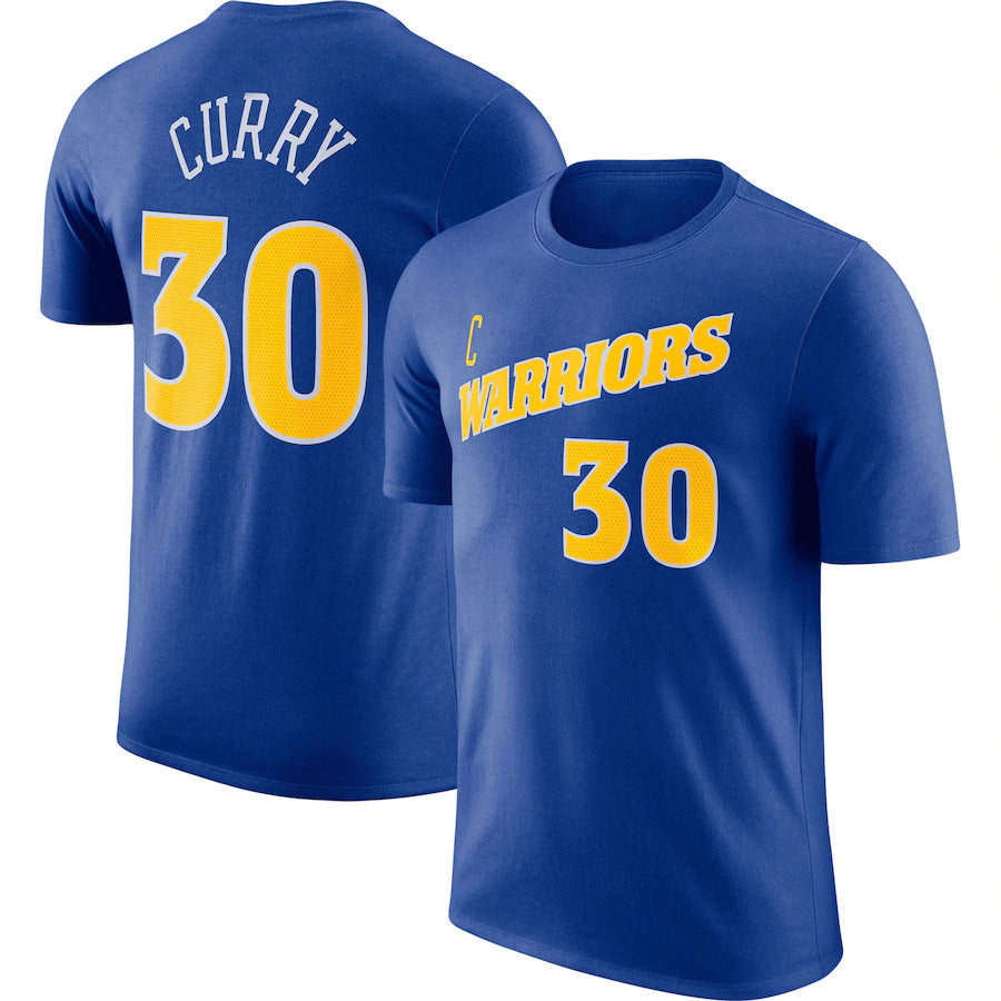 NBA T-Shirts NBAT Shirt Warriors Curry Thomson Green Basketball Jacket Short Sleeve