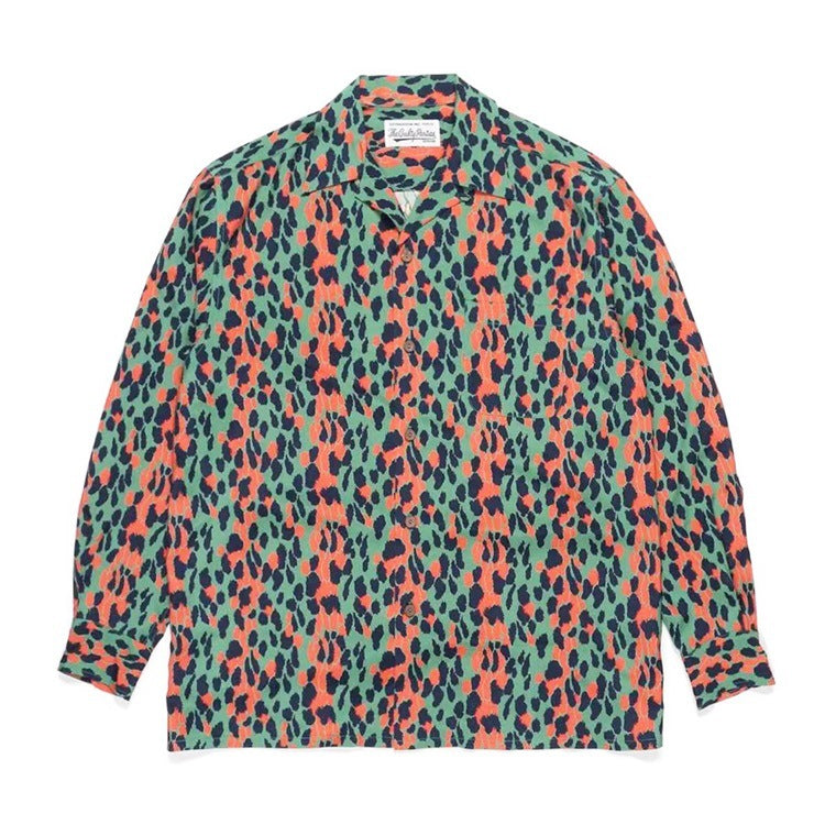 GUILTYPARTIES TIGER Shirts Casual leopard print long-sleeved shirt