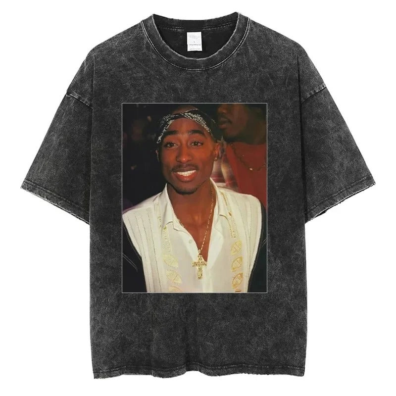 T-shirts Quality Cotton Vintage T shirt Y2K Haraju
