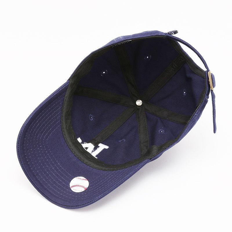 Dodgers and Yankees Baseball Cap 47brand Baseball Cap Women's Navy Blue Embroidered Peaked Cap