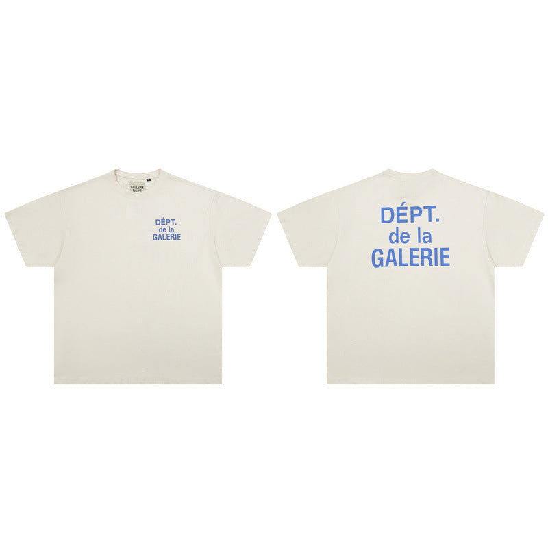 Gallery Dept T-Shirt Alphabet Slogan Short Sleeve T-Shirt