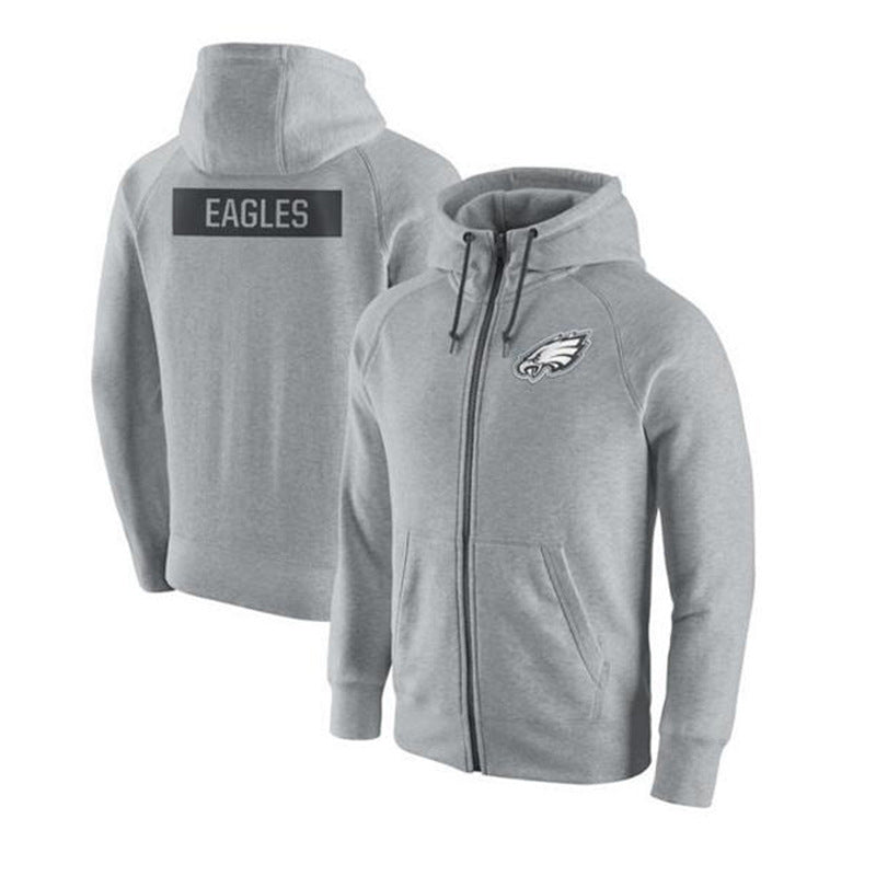 NFL Hoodie Cardigan Zip Hooded Sweater Men's Sports NFL Football