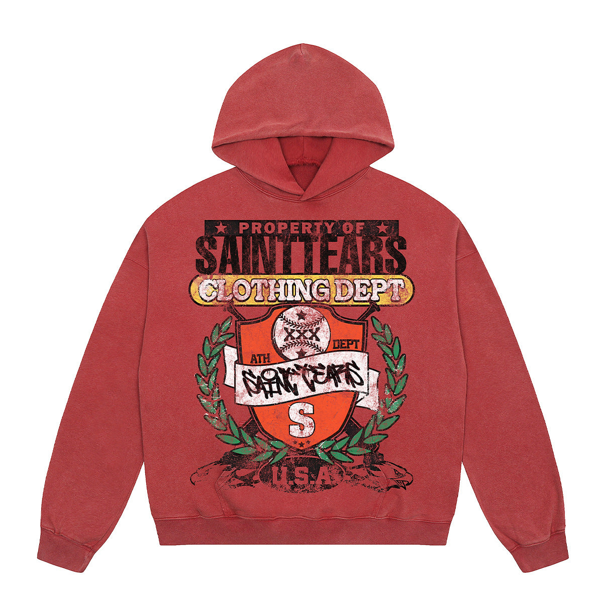Unisex Hoodies Saint Michael Loose Hip Hop Sweater
