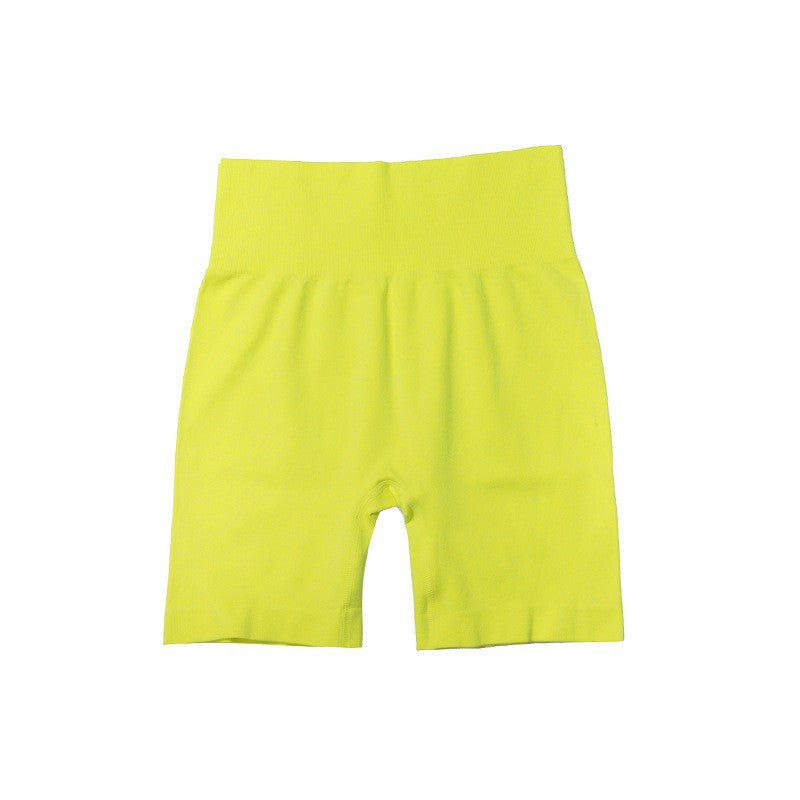 Women Yoga Sports Shorts Quick-Drying Breathable Threaded Tight Cycling Sports Yoga Fitness Shorts