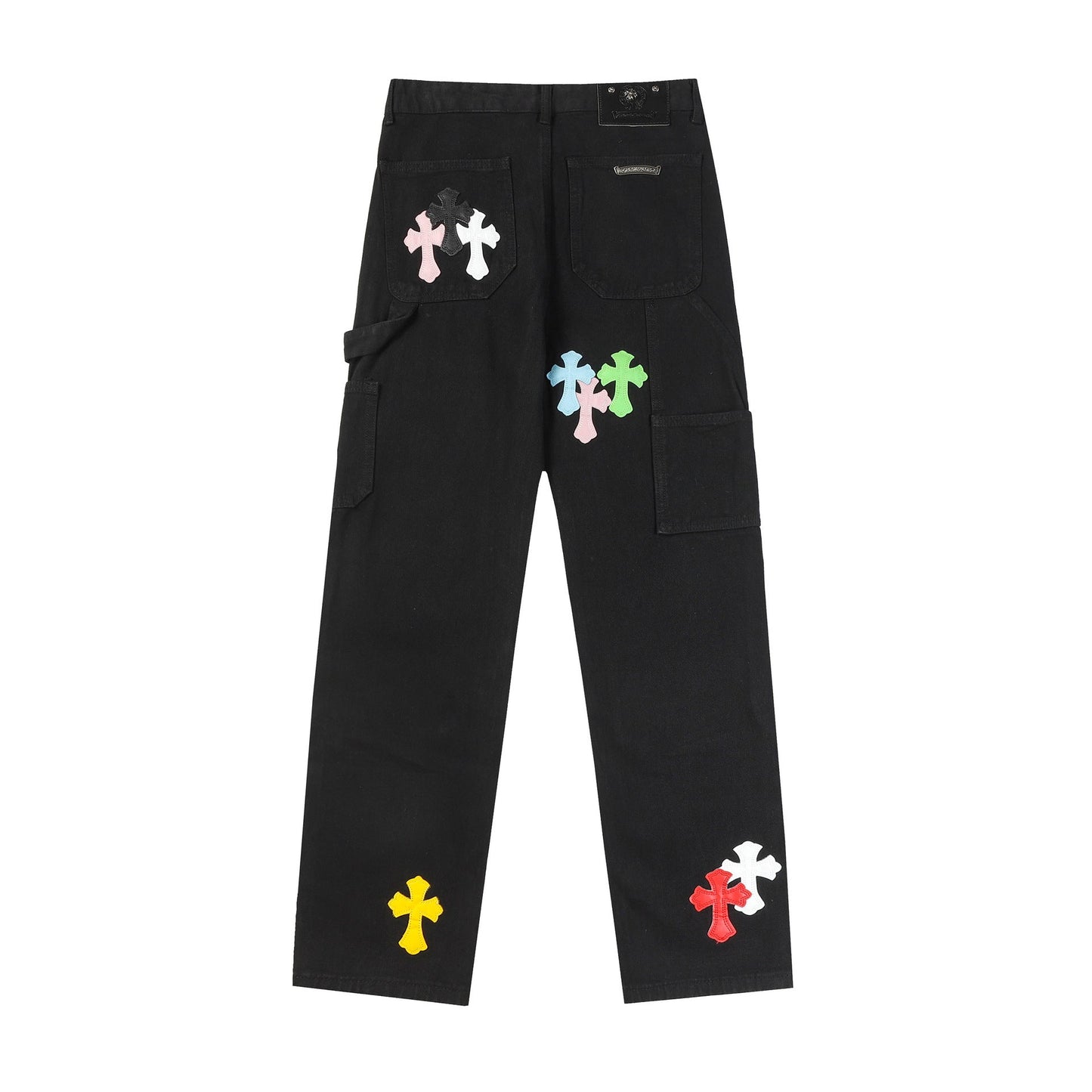 CHH Chrome Hearts Jeans Unisex Casual Loose Jeans