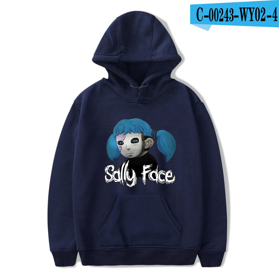 Sally Face Hoodie Game Character Printing Fashion Personality