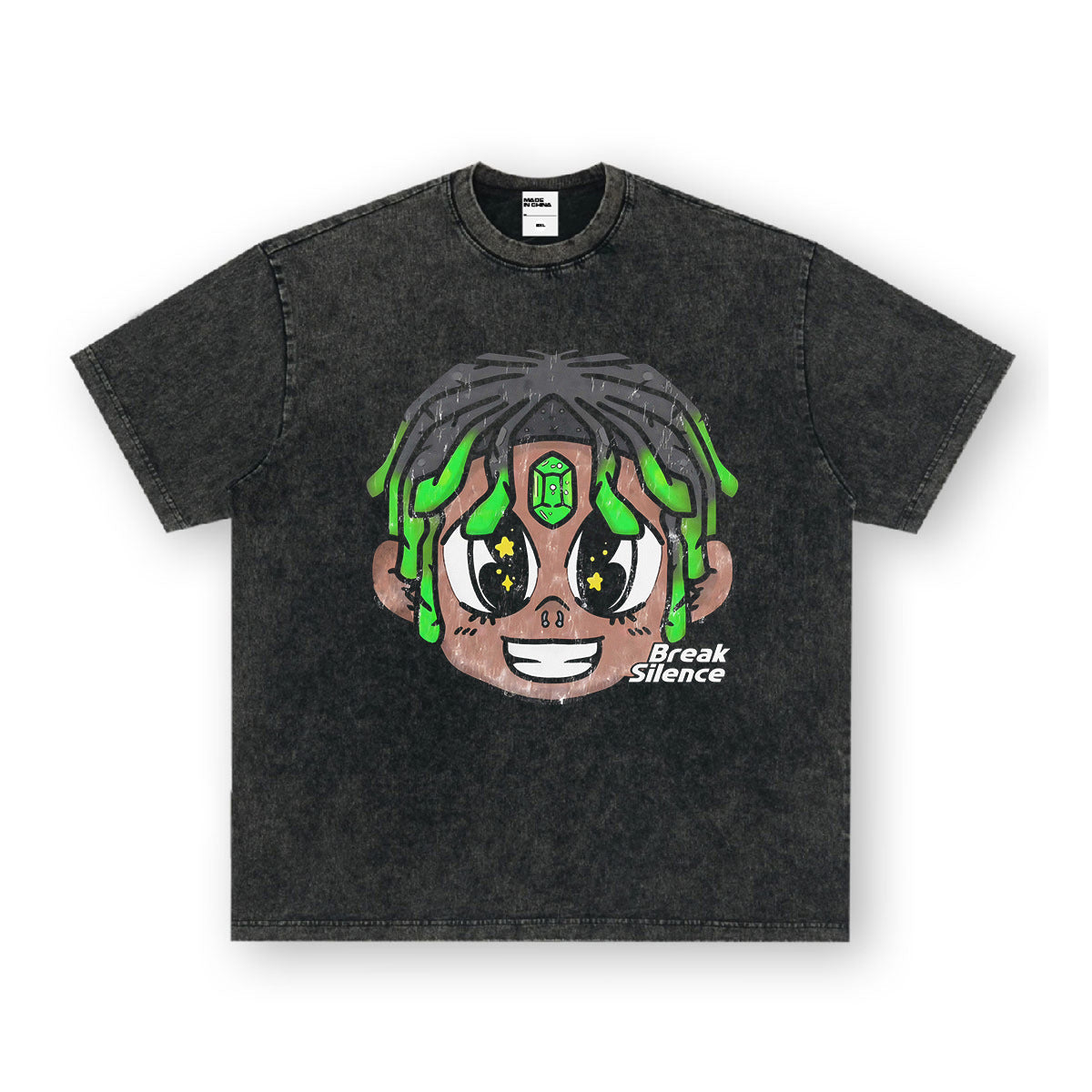 Vintage T-shirts Graffiti Trend Brand Cotton Short Sleeve T-Shirt