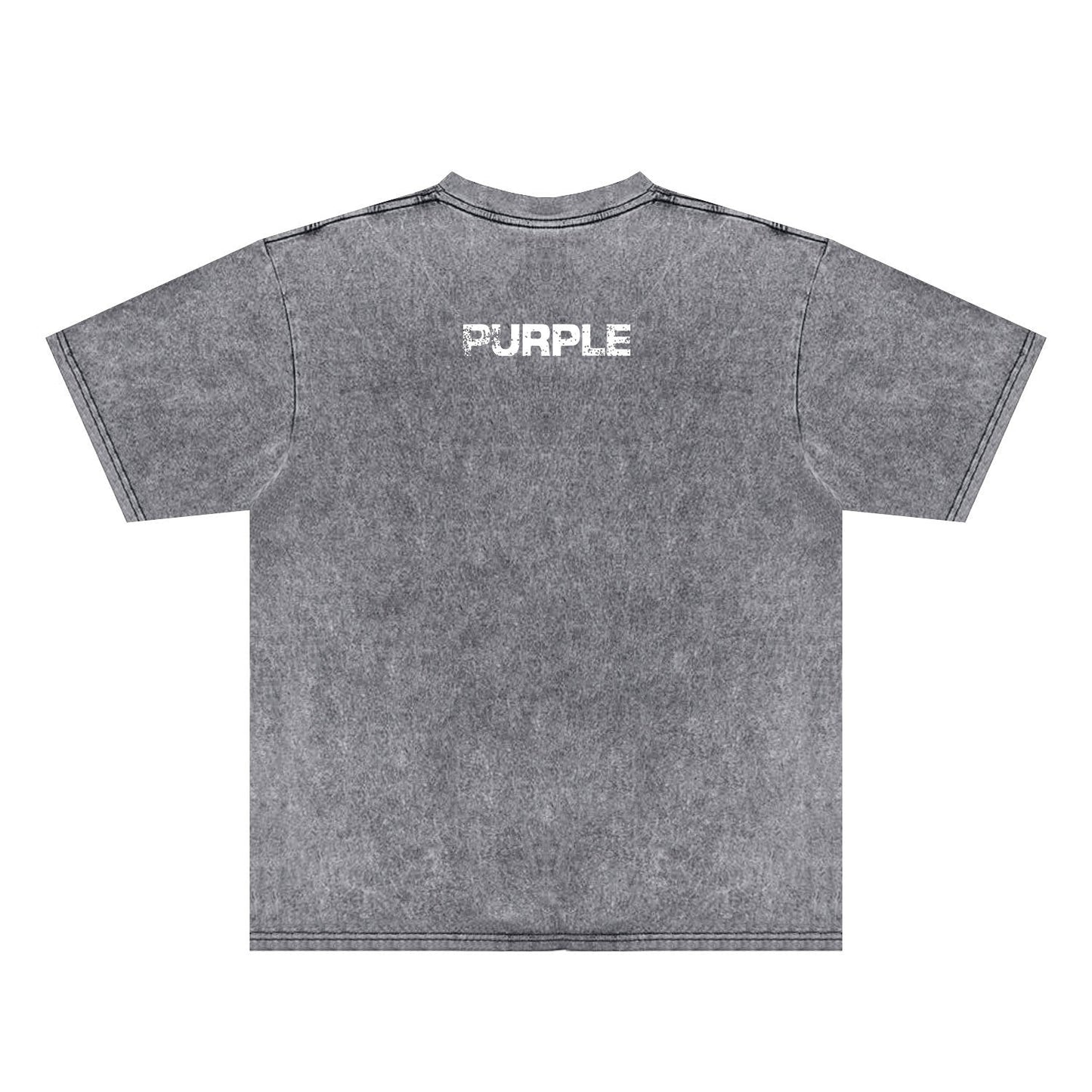 Purple Brand Distressed T Shirts Short Sleeve