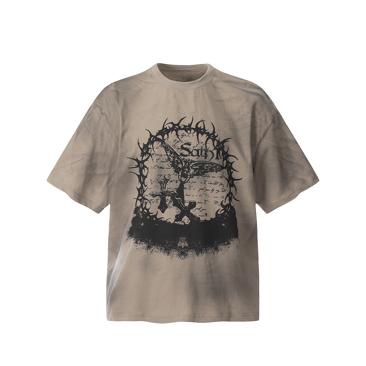 Unisex T-Shirts Saint Michael Vintage Loose Casual T-Shirt