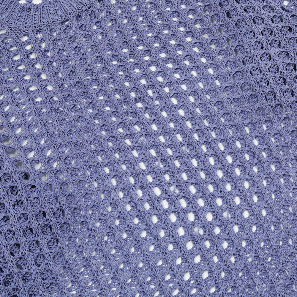 Men Sweater Fashion Special-Interest Mesh Personalized Knitted Sweater