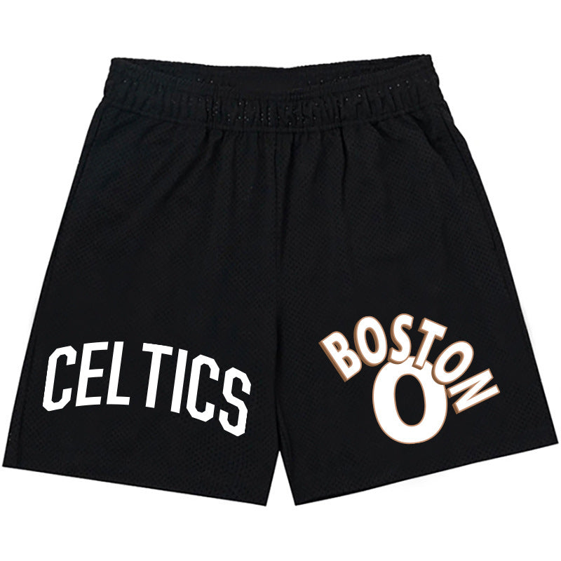 NBA Shorts Summer Basketball Shorts Men's NBA Celtic Loose