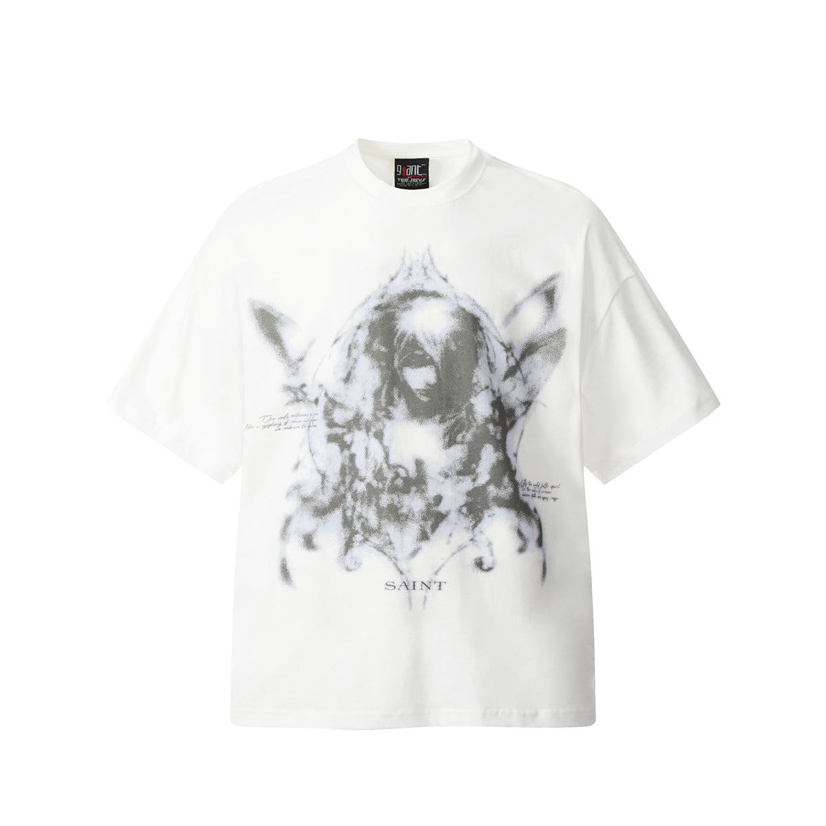 Unisex T-Shirts Saint Michael Anime Print Loose Casual T-Shirt