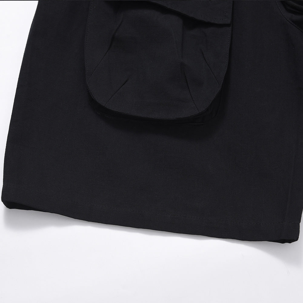 Men Shorts Multi-Pocket Workwear Loose Casual Summer Breathable