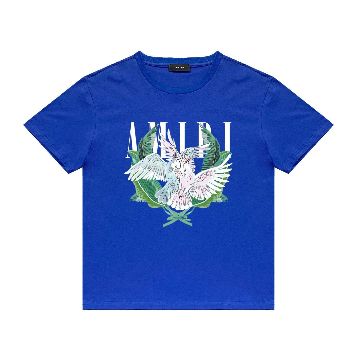 Amiri T Shirt Printed Casual Hip Hop round Neck Short Sleeve T-shirt