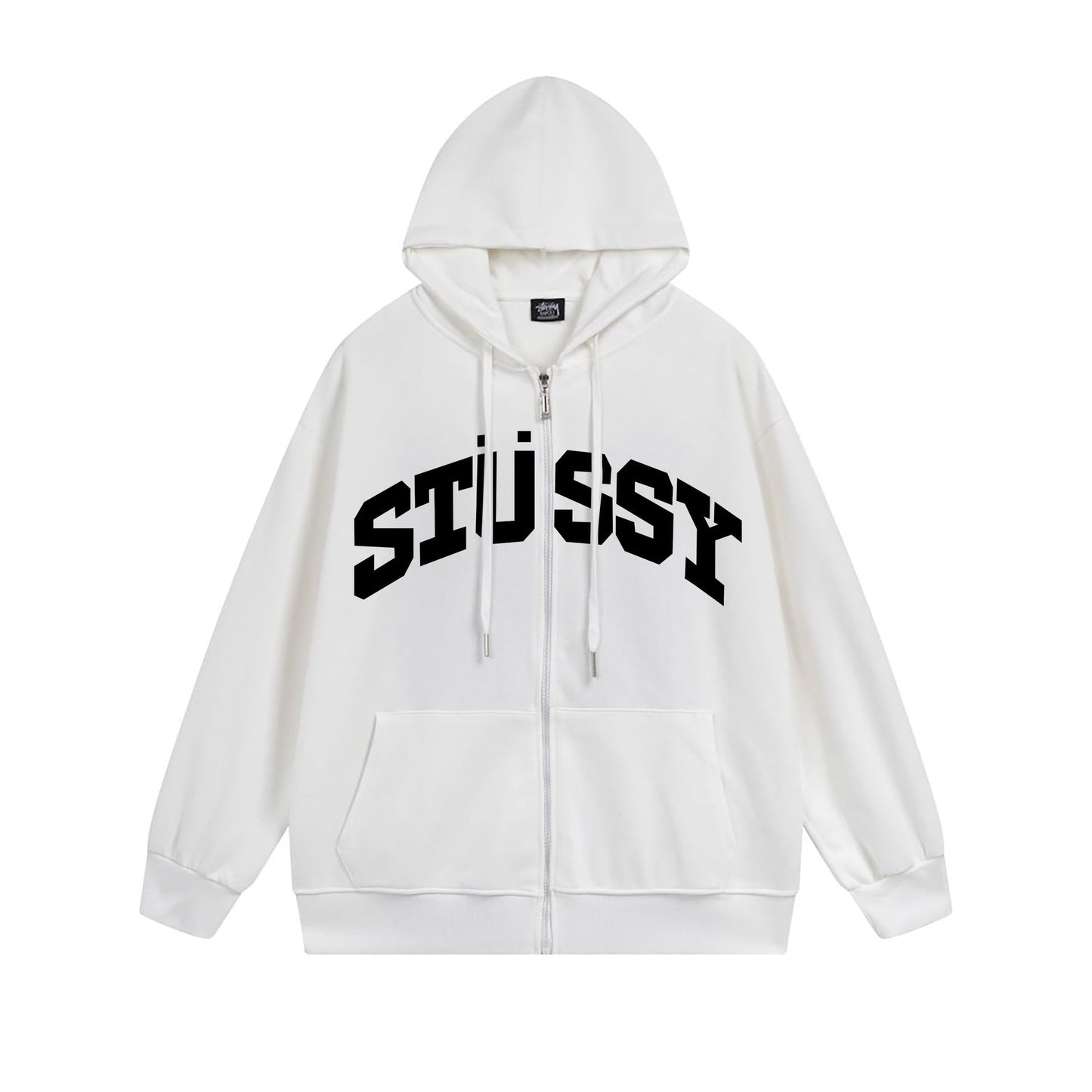 Stussy Hoodie Zip Cardigan Hooded Sweater