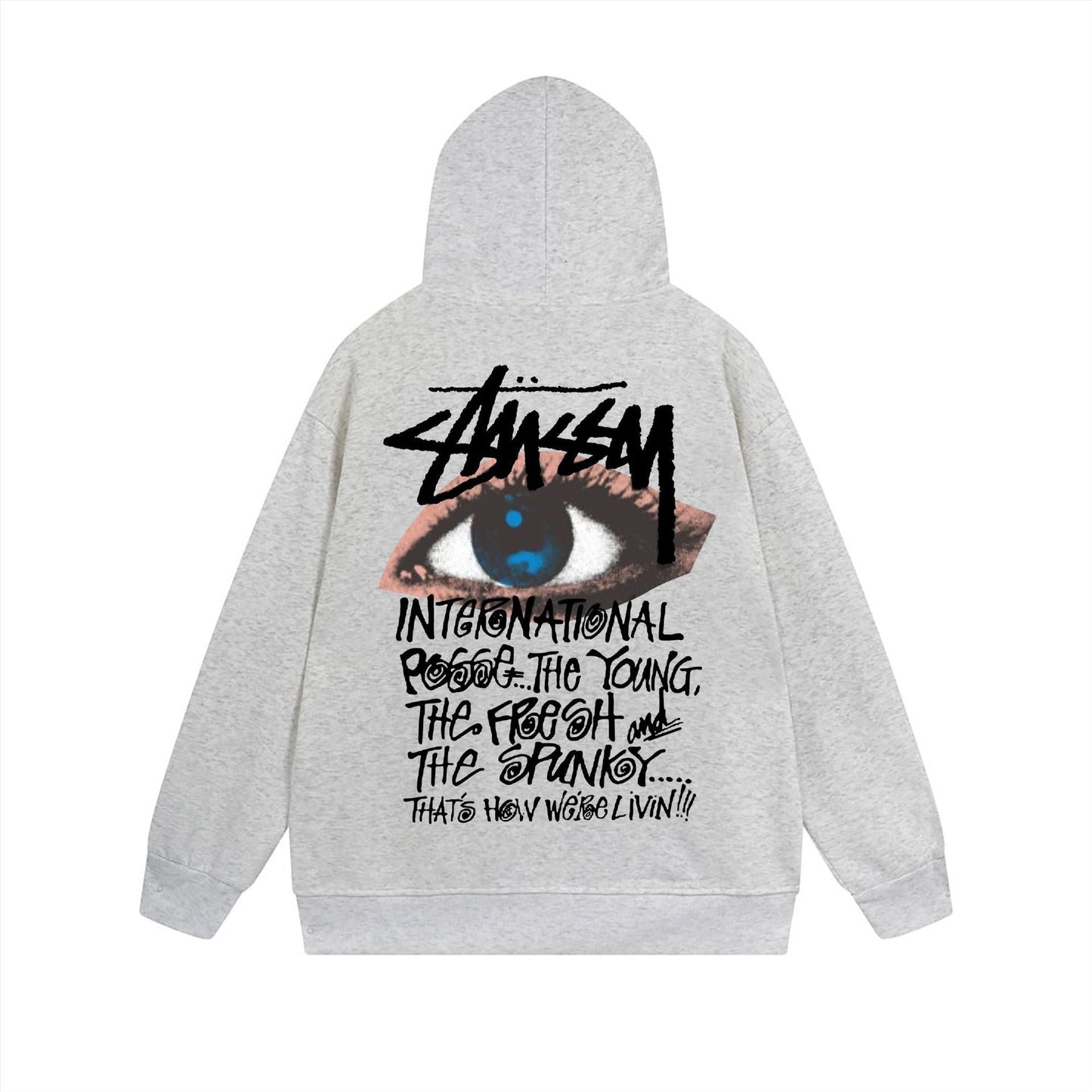 Stussy Hoodie Zip Cardigan Hooded Sweater