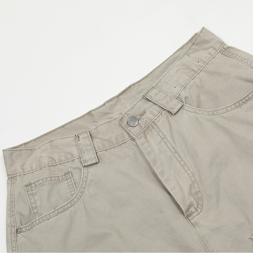 Men Shorts Workwear Multi-Pocket Shorts Summer