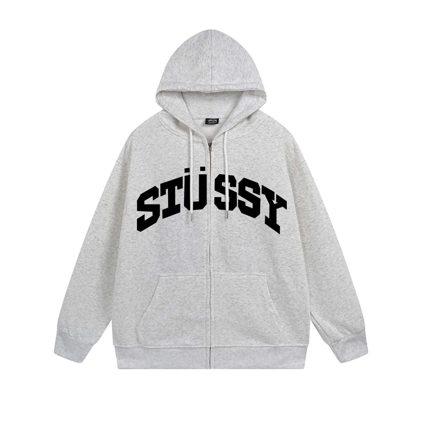 Stussy Hoodie Zip Cardigan Hooded Sweater