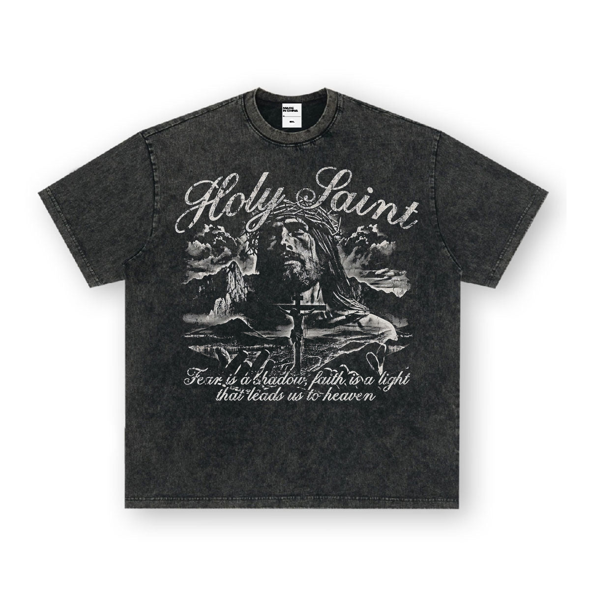 Vintage T-shirts High Street Short Sleeve T-Shirt Cotton Washed Old Long Sleeve