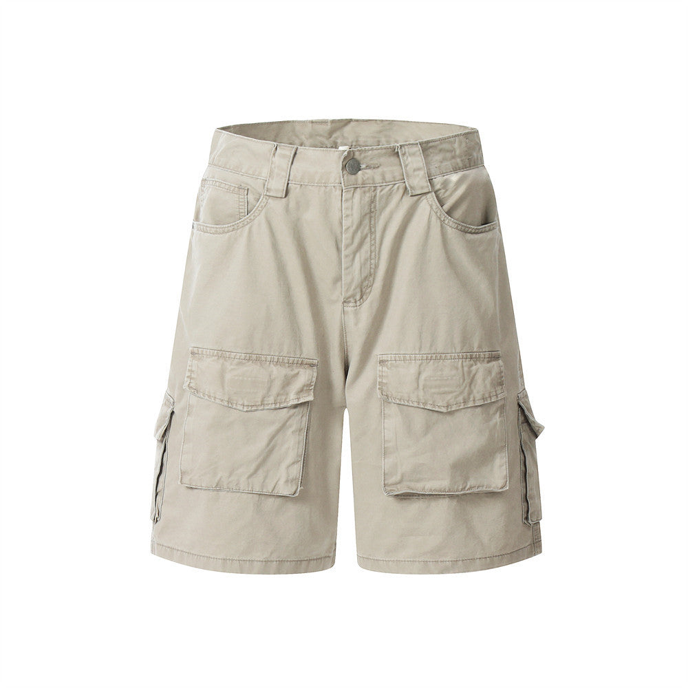 Men Shorts Workwear Multi-Pocket Shorts Summer