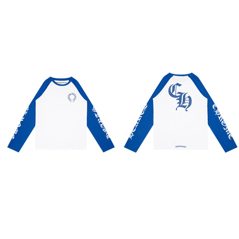 Chh Chrome Heart Long Sleeve Shirt Unisex Fashion Loose Long Sleeve Shirt
