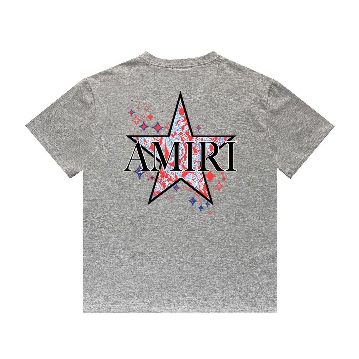 Amiri T Shirt Casual Hip Hop round Neck Short Sleeve T-shirt