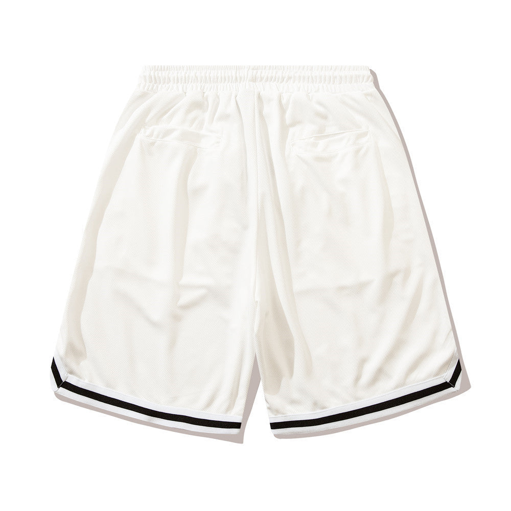 Men Shorts Embroidered Sports Style with Letters Shorts Thin
