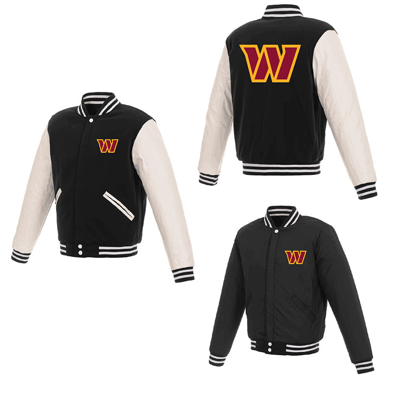 MLB Hoodie Men's Jacket Double-sided Baseball Uniform