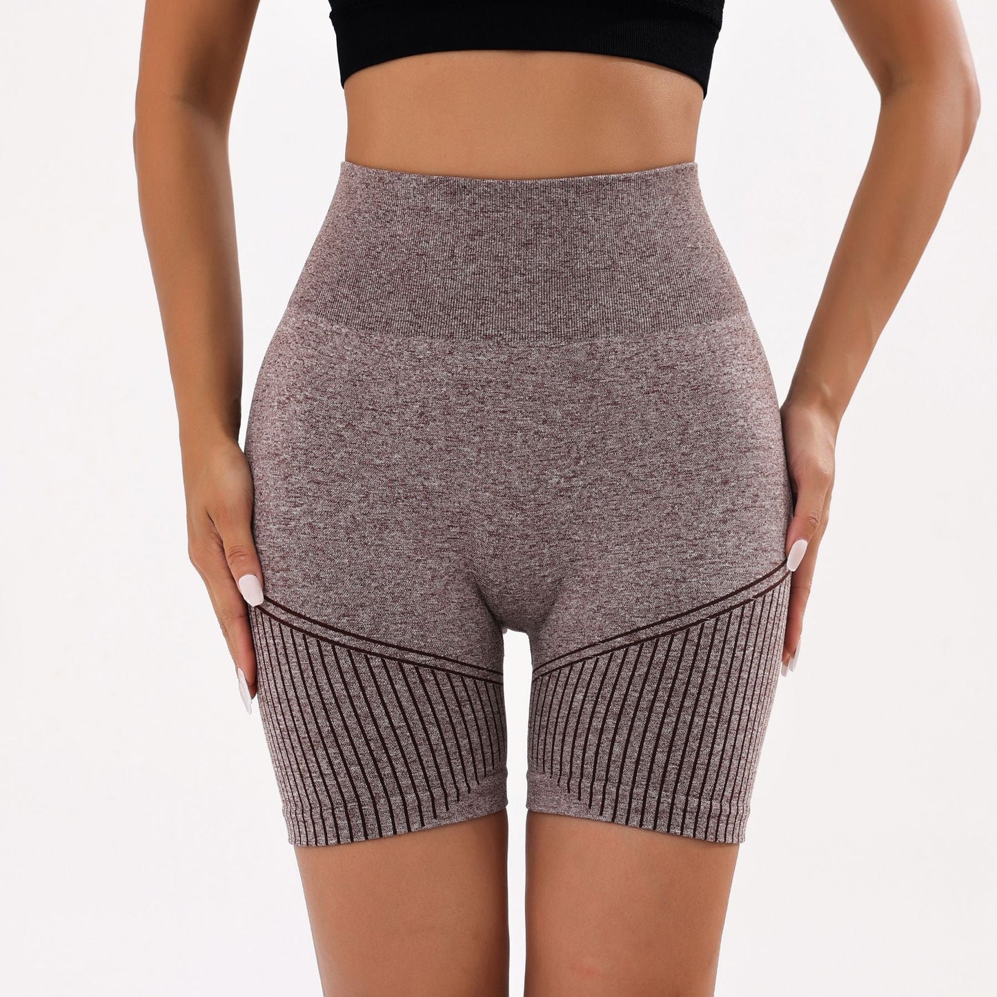 Women Yoga Sports Shorts Quick-Drying Tight Running Workout Shorts