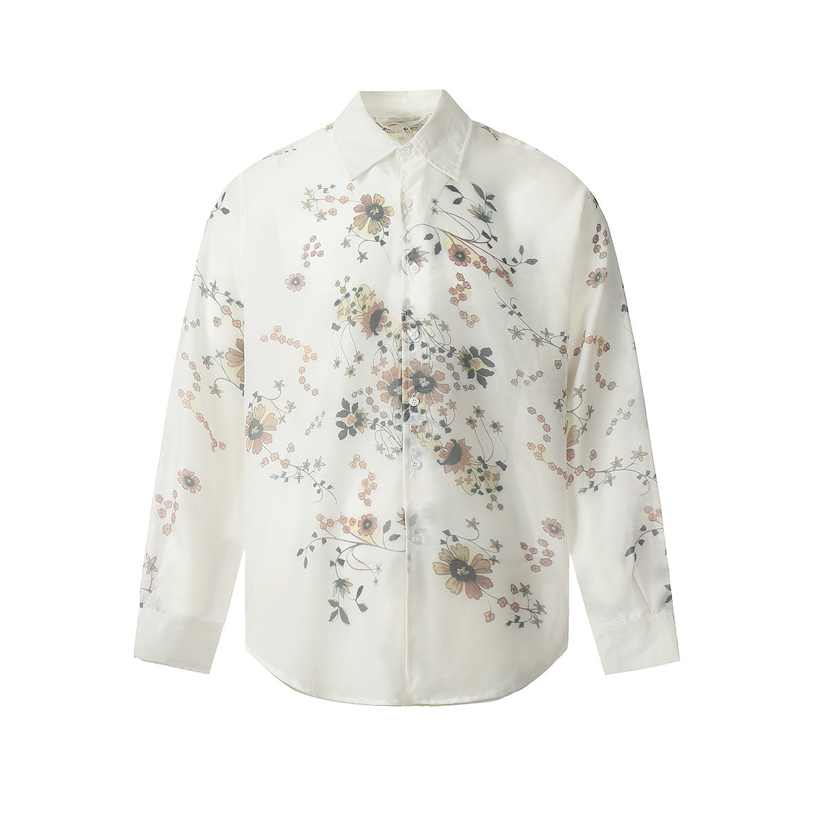 Unisex Shirts Our Legacy Floral Printed Loose Shirts