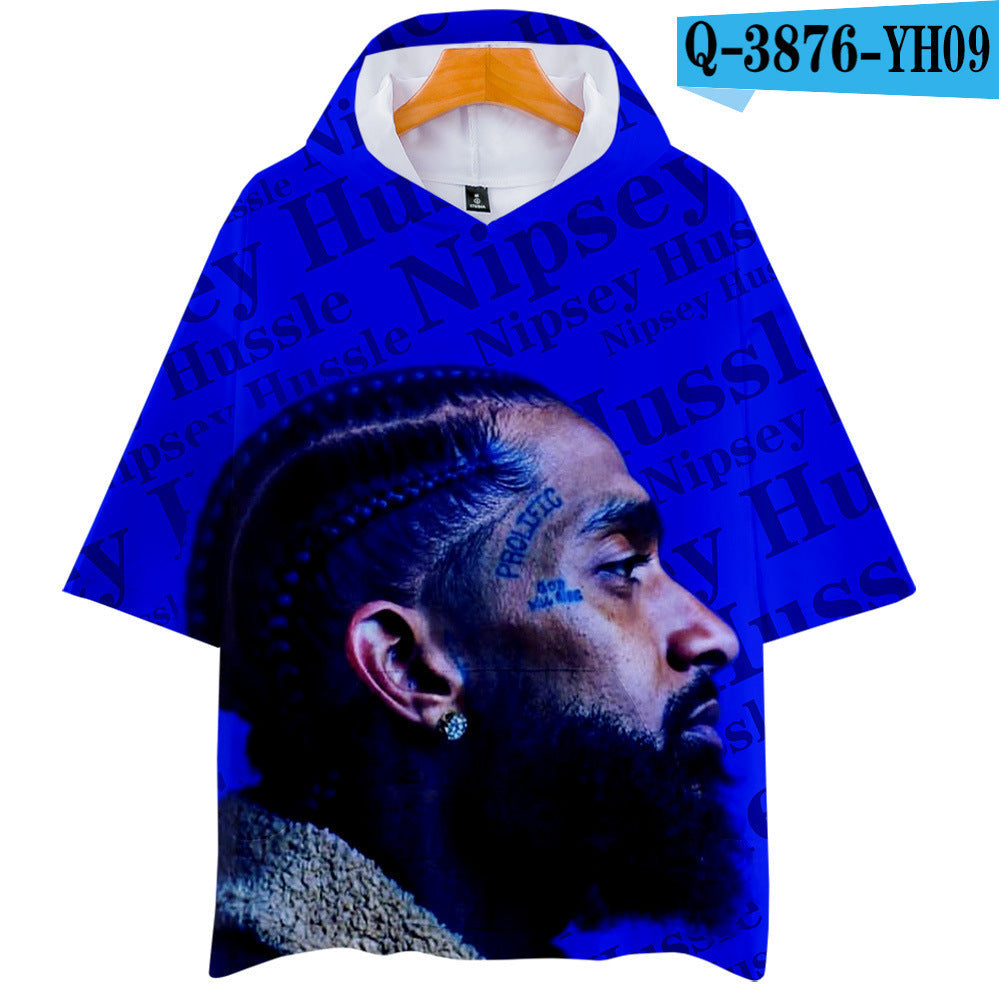 Nipsey Hussle T Shirts 3D Printed Hood T-shirt