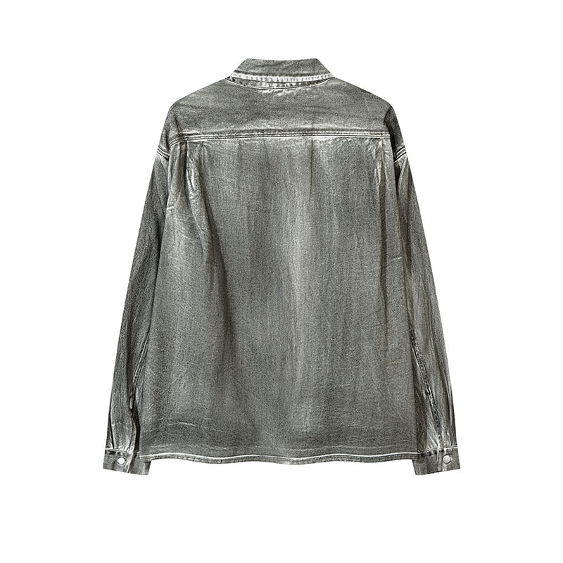 Unisex Vintage Shirt Jacket Men's Jacket