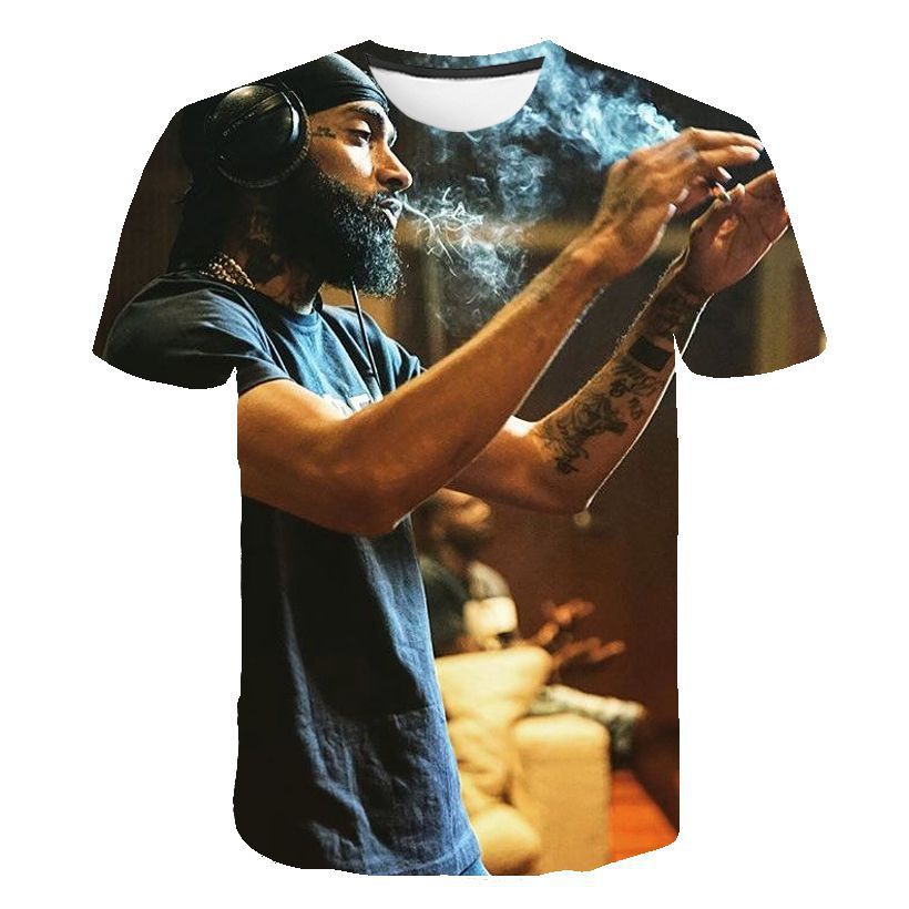 Nipsey Hussle T Shirts Rapper 3D Digital Printing