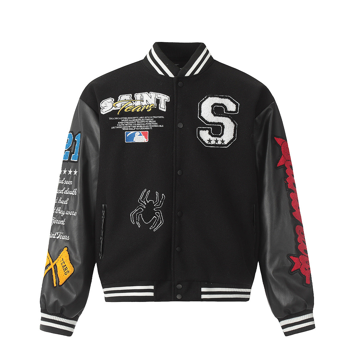 Unisex Baseball Jersey Saint Michael Baseball Jacket