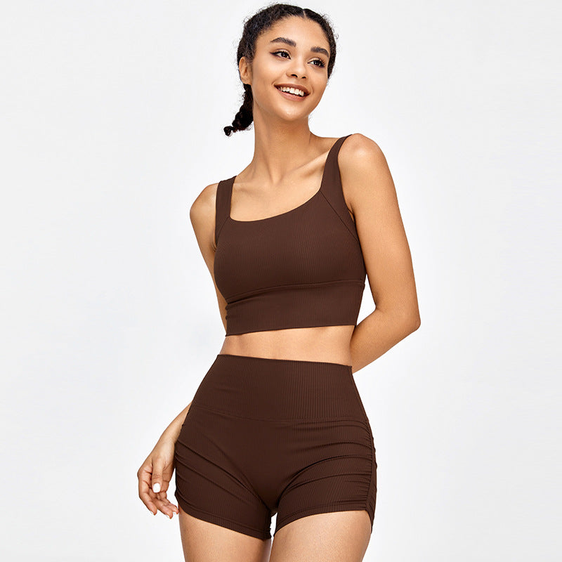 Women Yoga Set Women's Tight Sports Underwear Casual Shorts