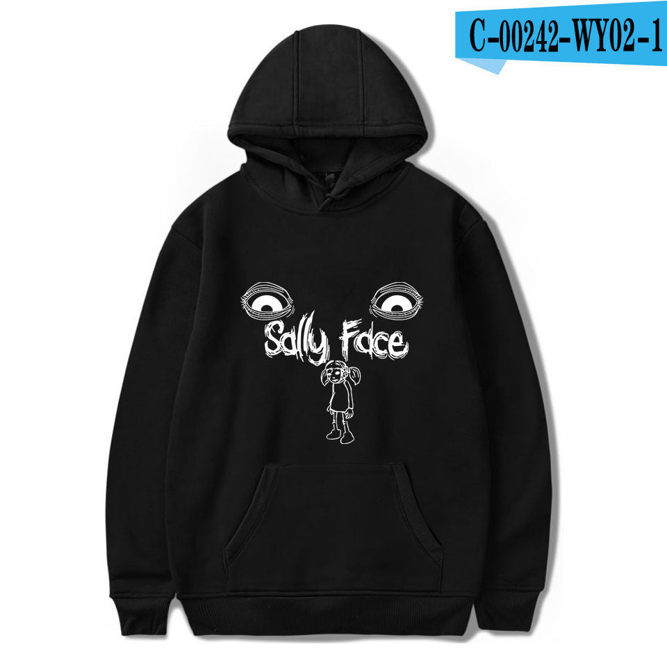 Sally Face Hoodie Game Character Printing Fashion Personality