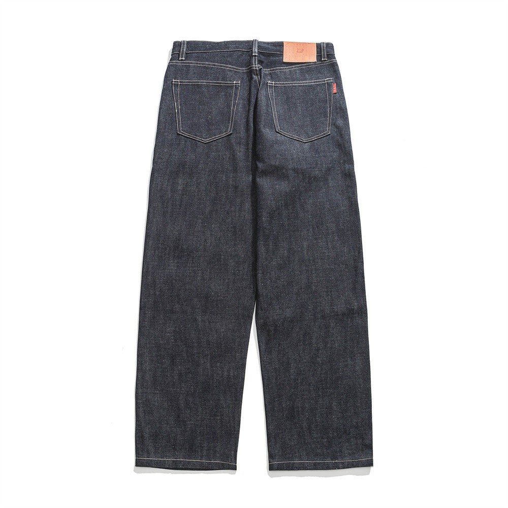 Men Jeans Retro Loose Casual Tooling