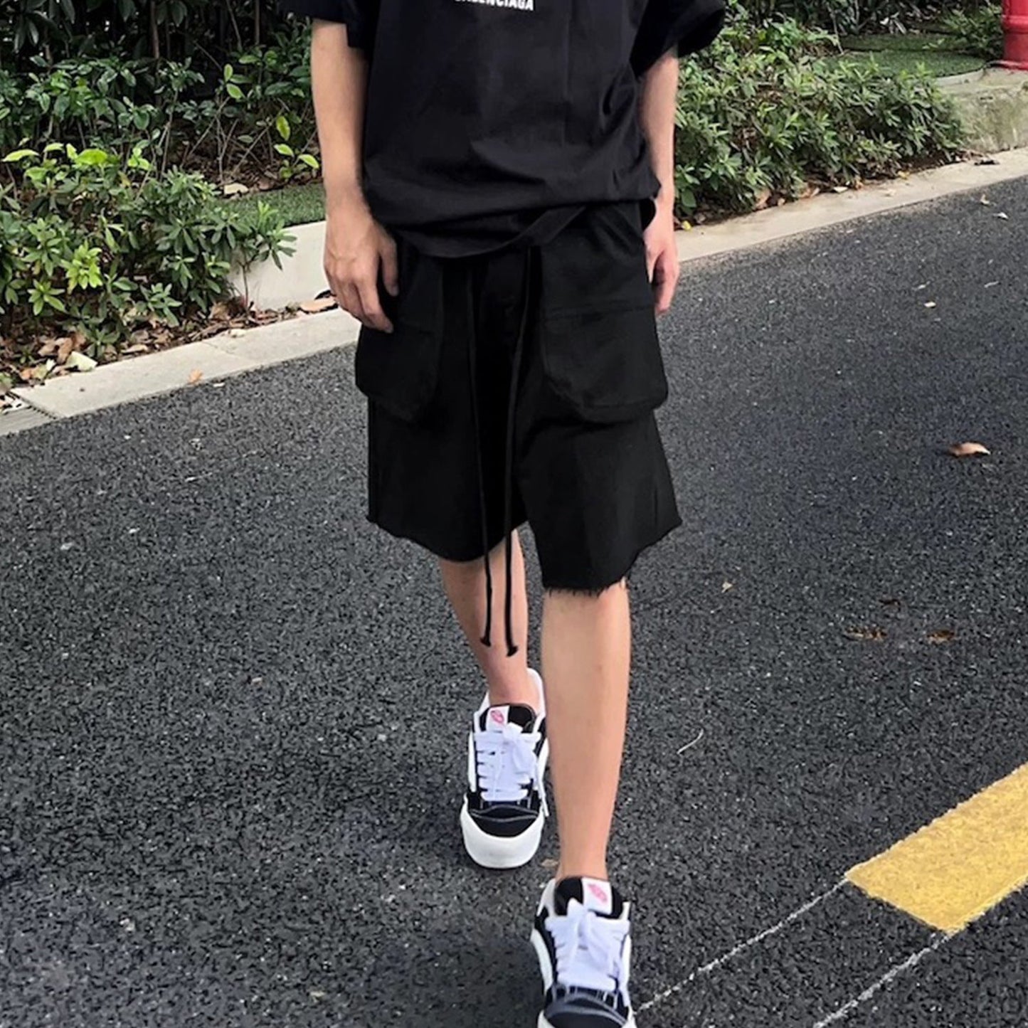 MIJKO Mens Shorts 3D Pocket Unisex Shorts