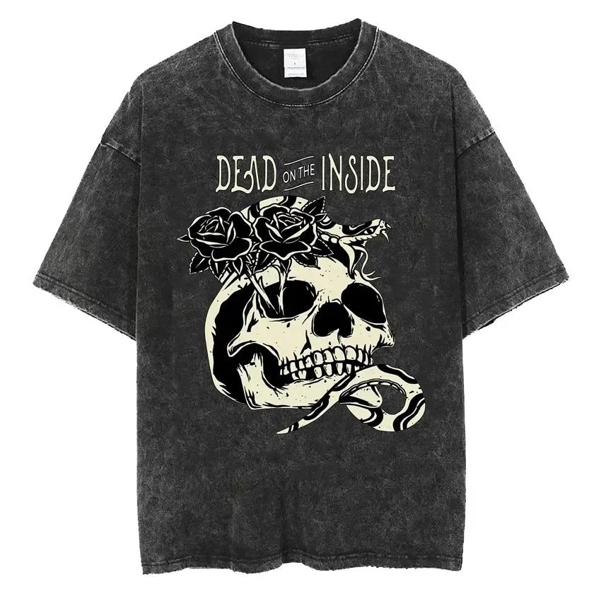 Bad Omens Band Music Tour 2024 Washed T Shirt Retro 90s