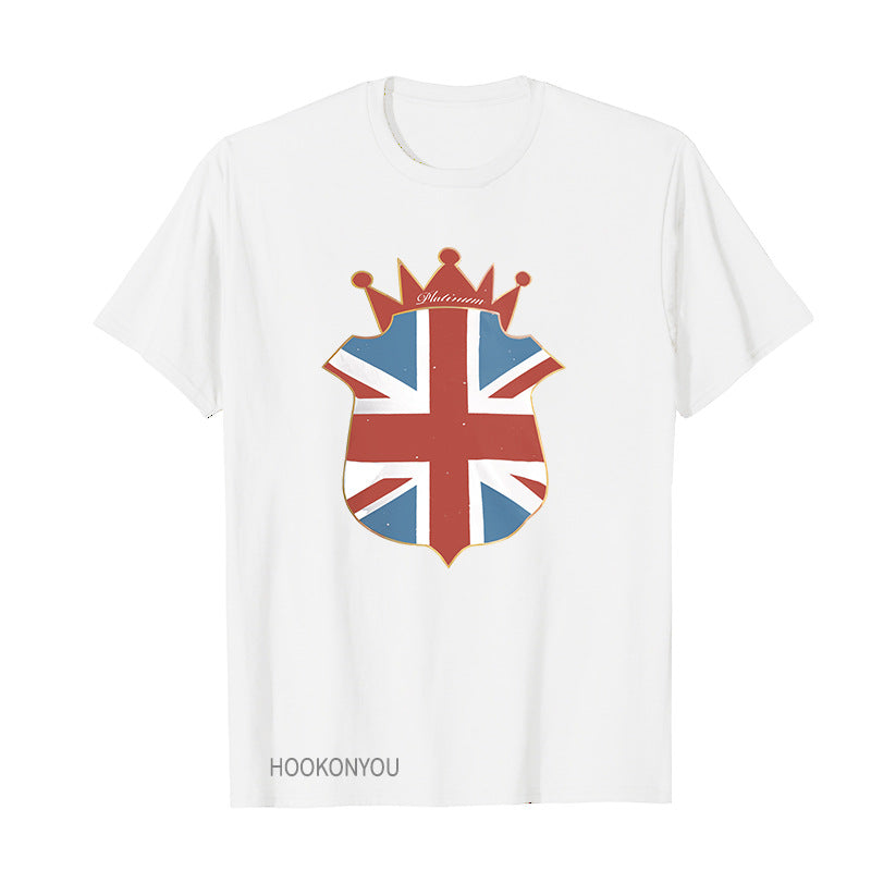 Inspired by Queen's Platinum Jubilee 2022 Elizabeth 70 Years T-shirt Short Sleeve T-shirt