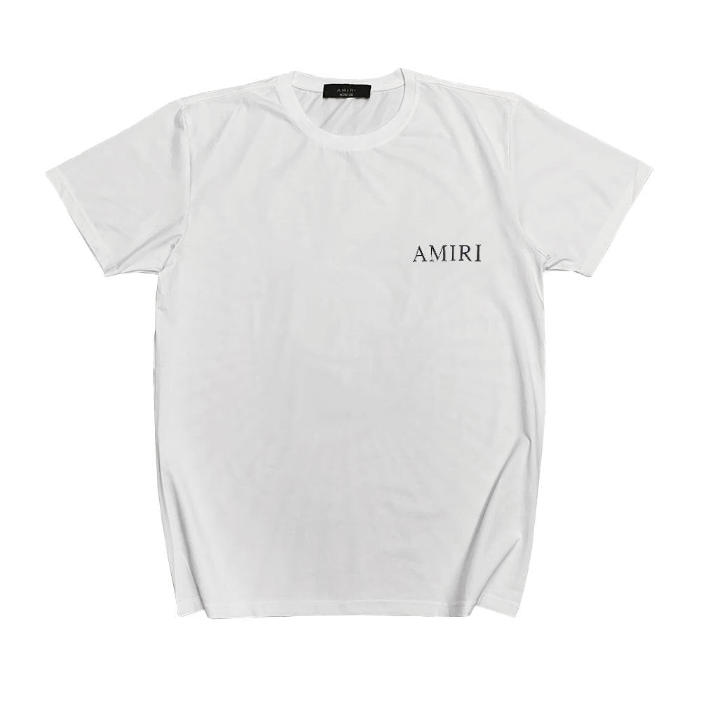 Amiri T Shirt Short Sleeve Angel Letter Print Casual