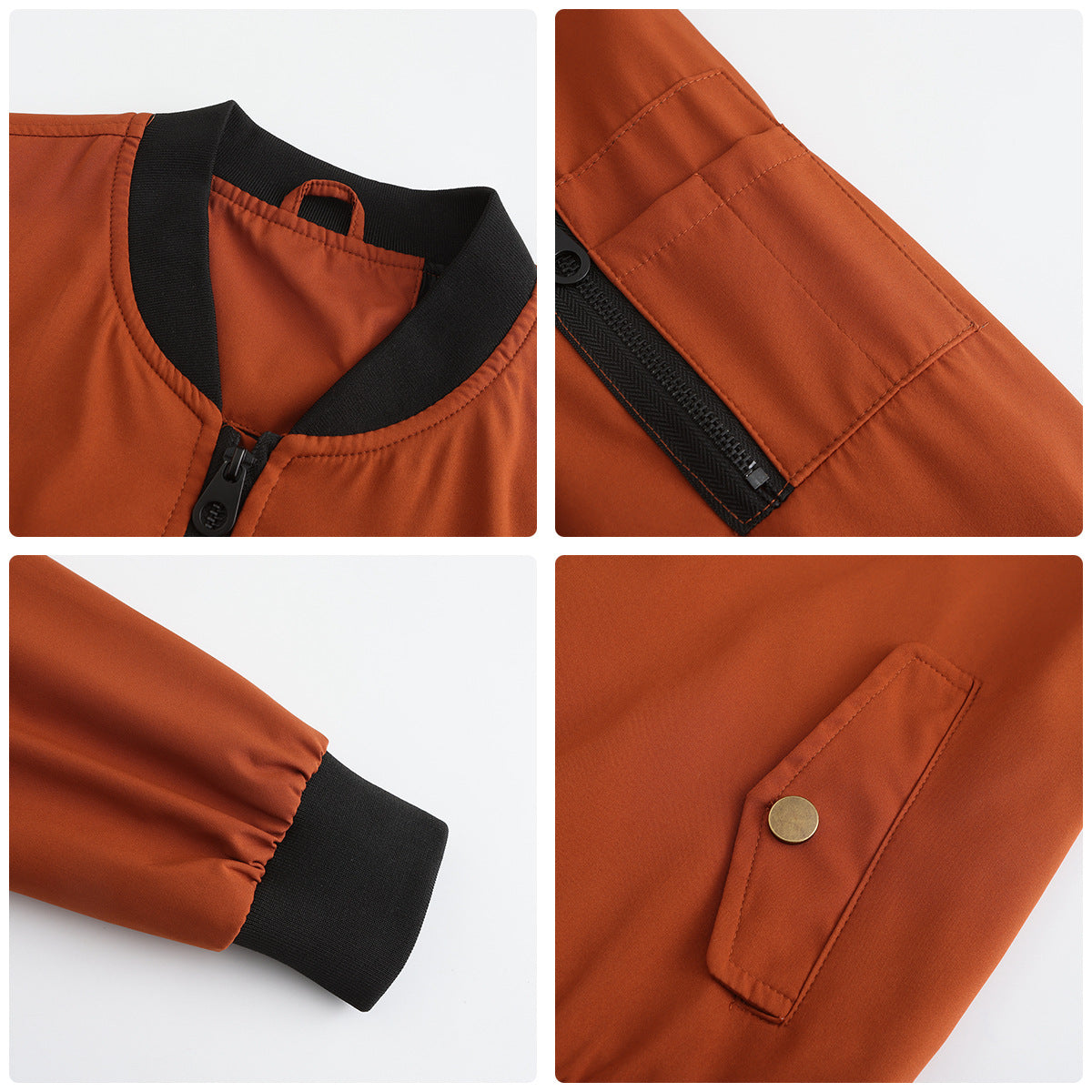 Women's Trench Coat Spring and Autumn Thin Flight Jacket Women's Casual Long Sleeve Coat Women's Loose Lapel Baseball Uniform
