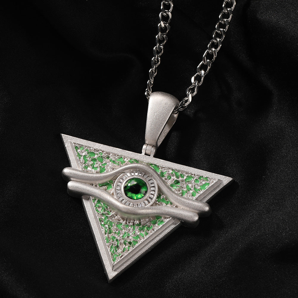 Jewelry Game King Millennium building block Oil drop pendant Exquisite high-end necklace Yu-Gi-Oh! Far East Jesus Pieces Royalty Egypt Pieces