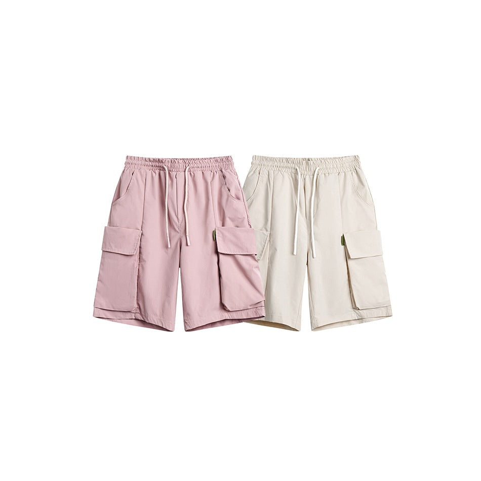 Unisex Shorts Large Pocket Loose Casual Pants Shorts Couple Style