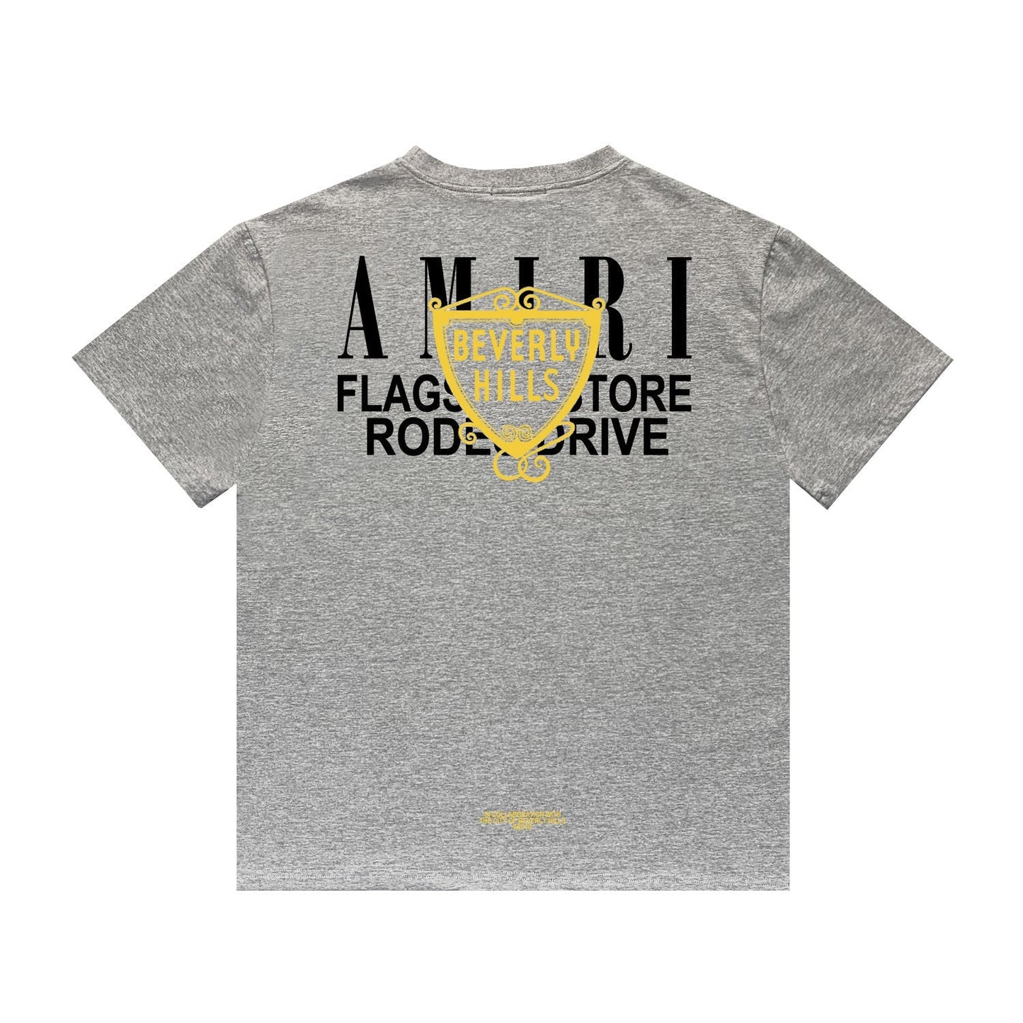 Amiri T Shirt Printed Casual Hip Hop High Street round Neck Short Sleeve T-shirt