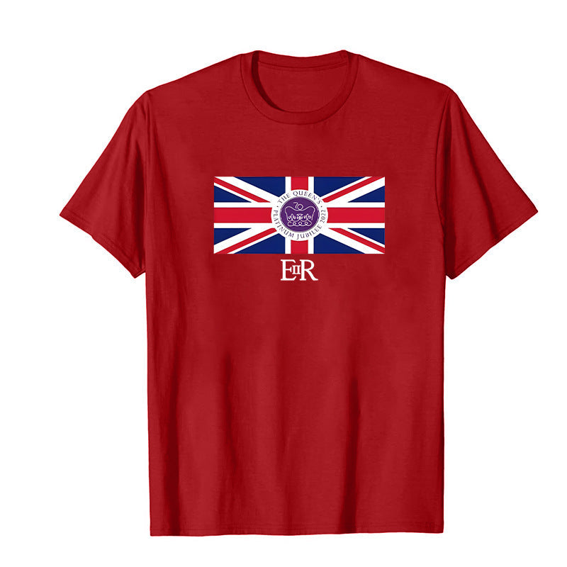 Inspired by Queen's Platinum Jubilee 2022 Elizabeth 70 Years T-shirt Graphic Print Crew Neck Short Sleeve T-shirt