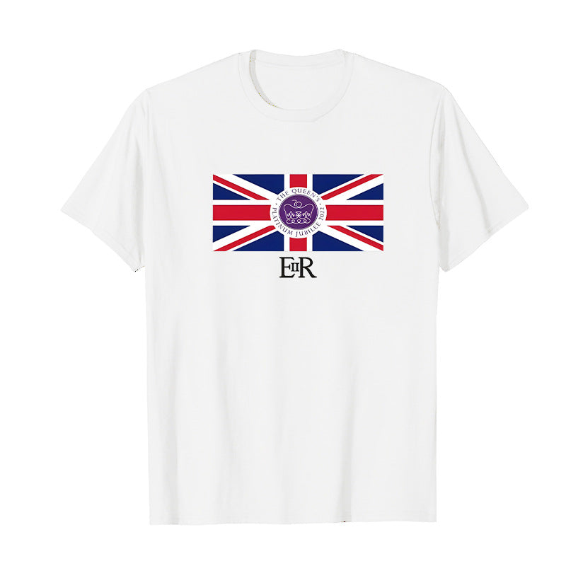 Inspired by Queen's Platinum Jubilee 2022 Elizabeth 70 Years T-shirt Graphic Print Crew Neck Short Sleeve T-shirt