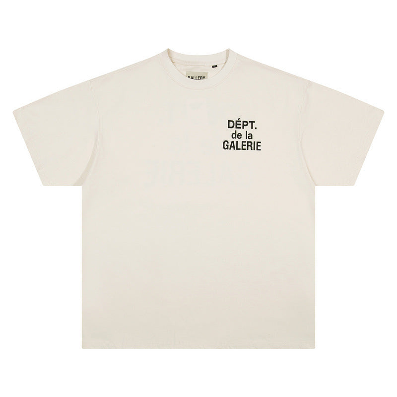 Gallery Dept T-Shirt Alphabet Slogan Short Sleeve T-Shirt