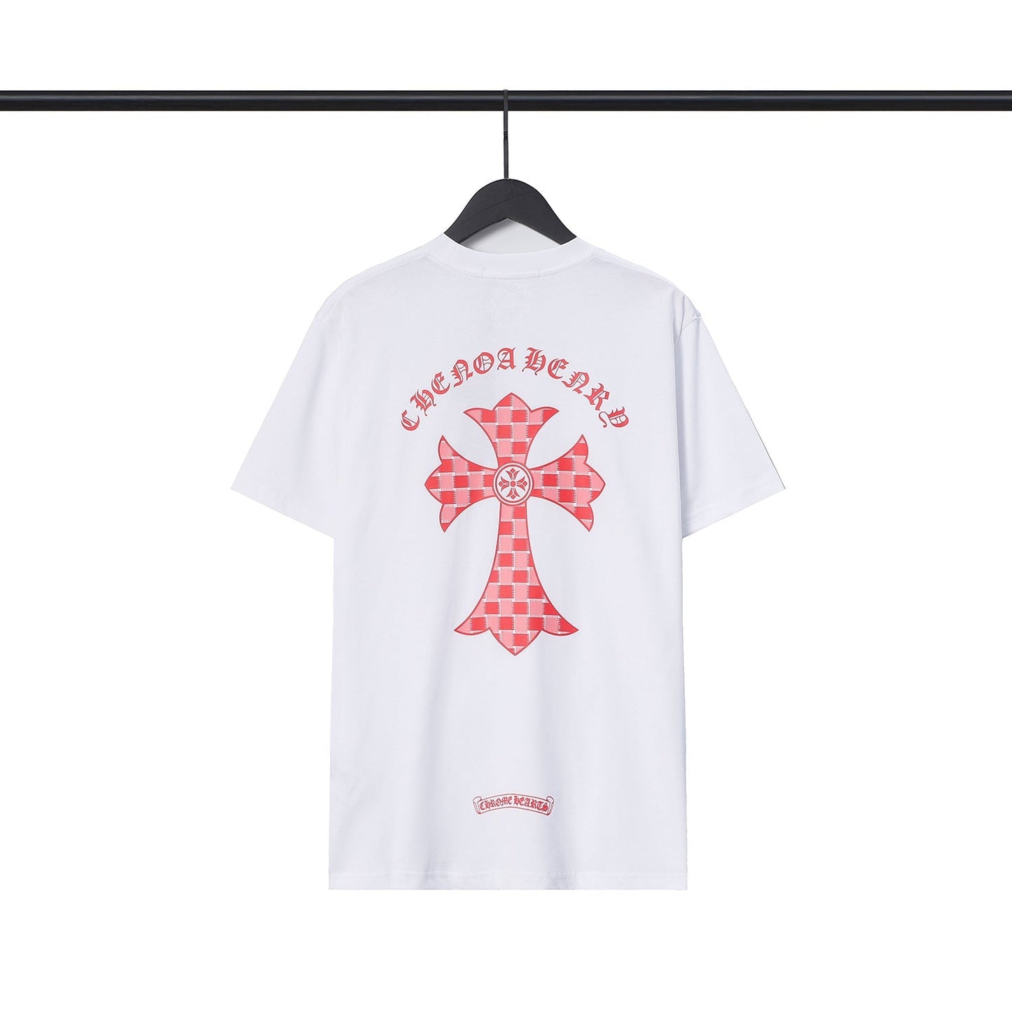 CHH Chrome Heart T Shirts Sanskrit Color Printing Loose Cotton Casual Crew Neck Short Sleeve T-Shirt